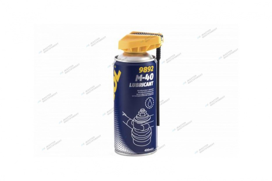 MANNOL M-40 LUBRICANT 400 мл. Антикоррозийное очищающее средство (с трубочкой)